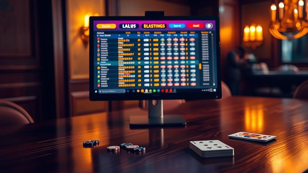 มือถือสลากหวยหุ้นพร้อมตัวเลข