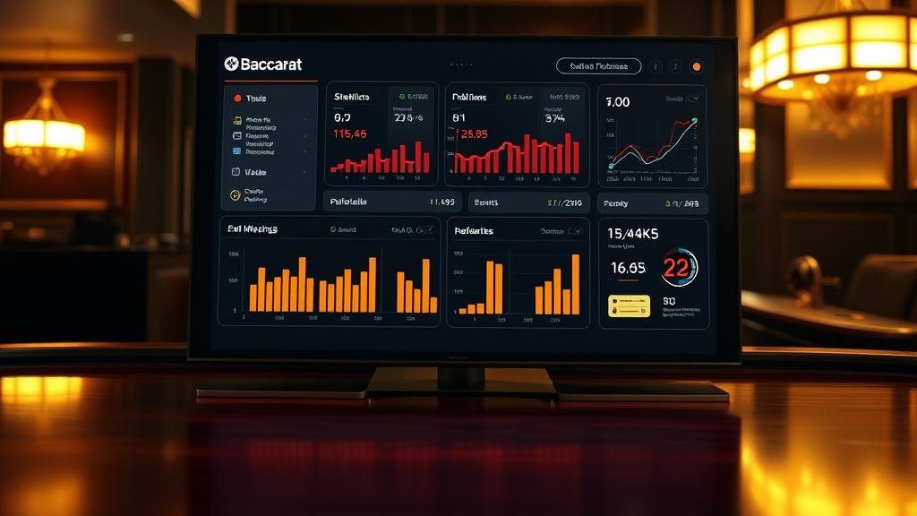 โต๊ะบาคาร่าพร้อมพื้นที่วางเดิมพัน