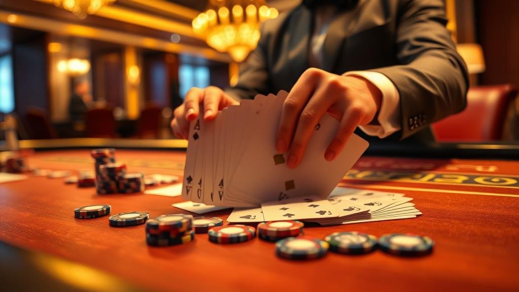 หน้าจอแสดงสถิติบาคาร่าบนแท็บเล็ต