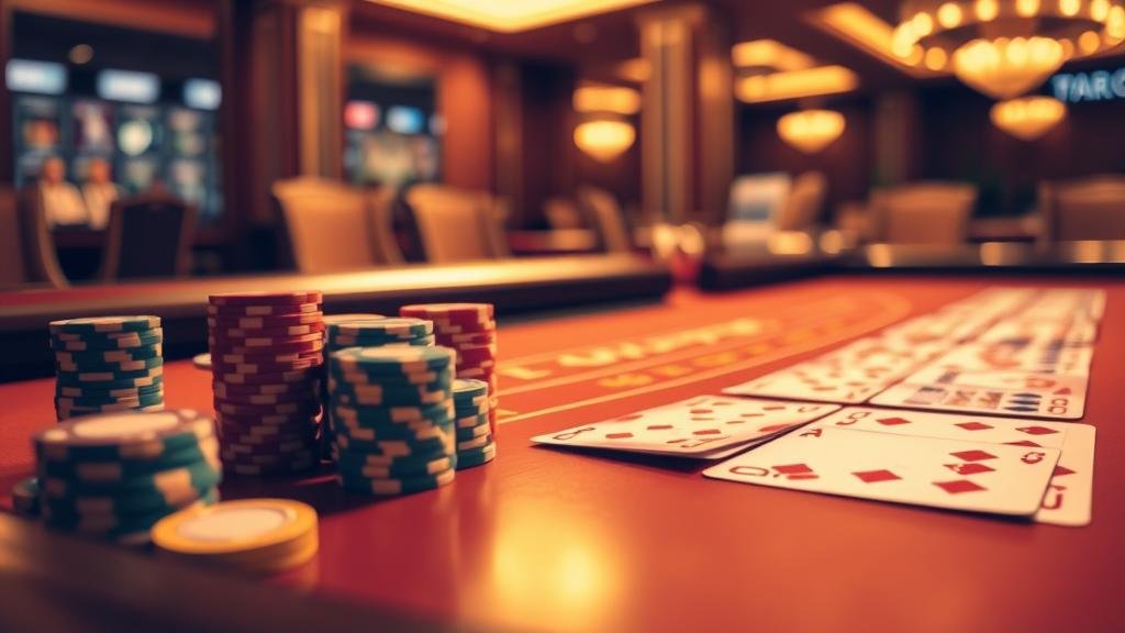 อินเทอร์เฟซเกมบาคาร่าพร้อมสถิติและเค้าไพ่