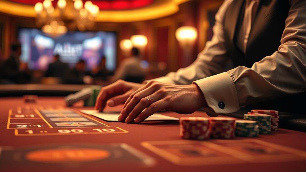 หน้าจอเกมบาคาร่าสด Evolution Gaming