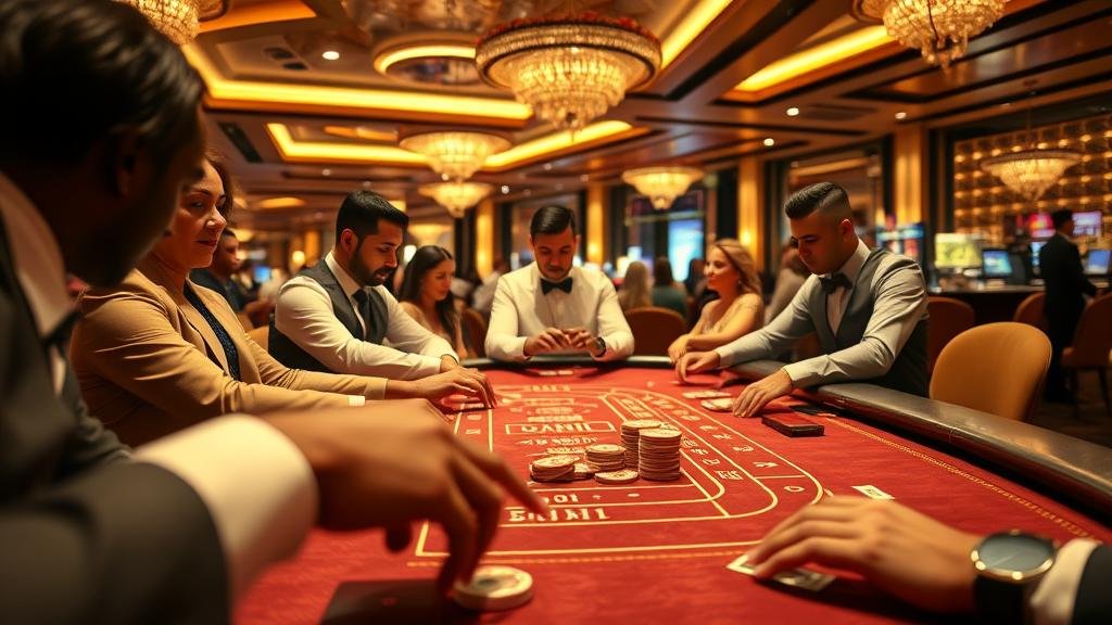 หน้าจอแสดงอัตราจ่ายและสถิติเกมบาคาร่า