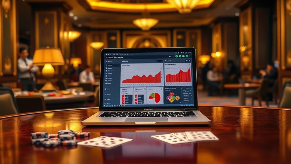 การวิเคราะห์สถิติบาคาร่าบนแท็บเล็ต