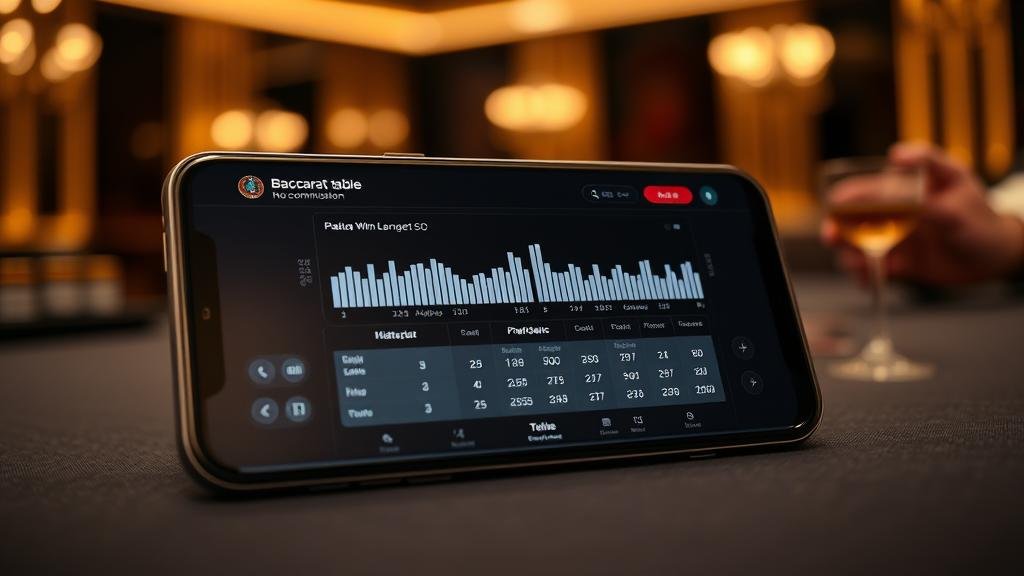 การเลือกห้องบาคาร่าบนแท็บเล็ตด้วยสถิติ