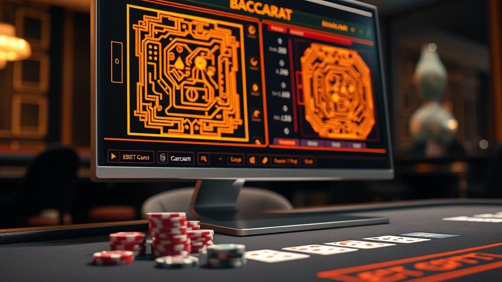 แผนภาพแสดงการตั้งเป้ากำไรและควบคุมงบประมาณบาคาร่า