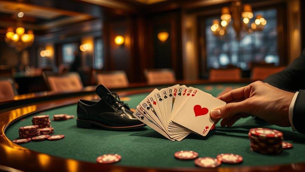 โต๊ะบาคาร่าหรูหราพร้อมสถิติเกม