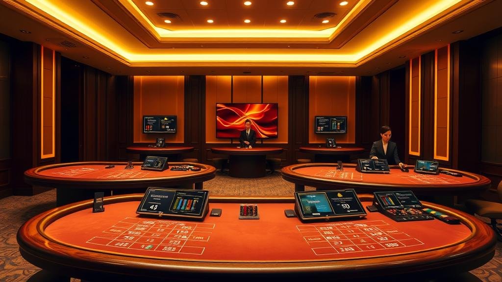 สถิติและเค้าไพ่บาคาร่าบนหน้าจอเดสก์ท็อป