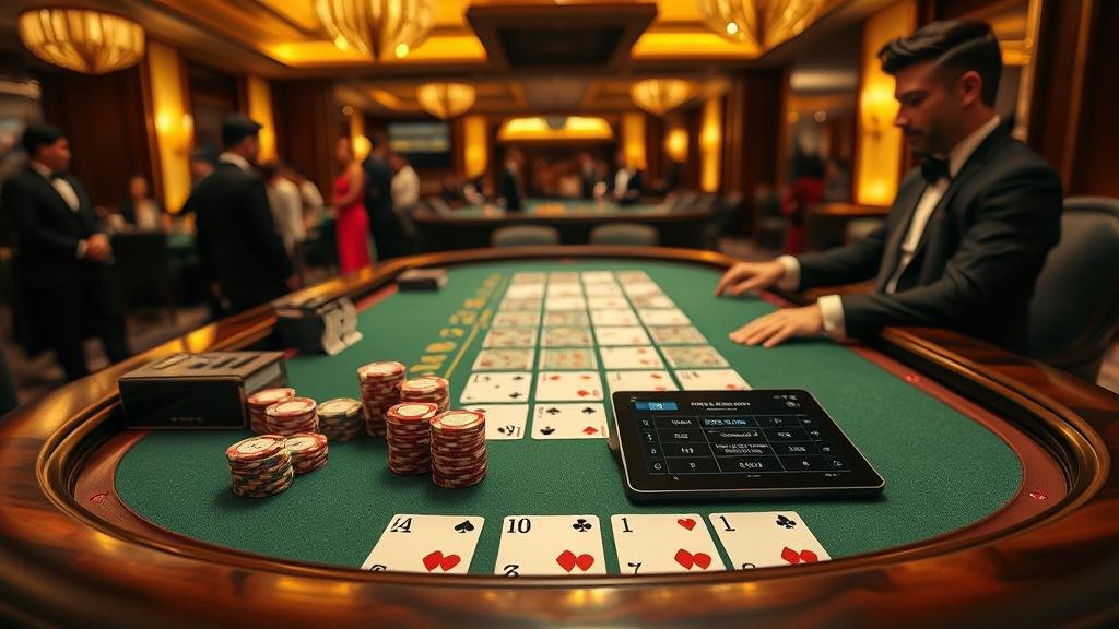 การใช้แท็บเล็ตคาดการณ์ไพ่บาคาร่า