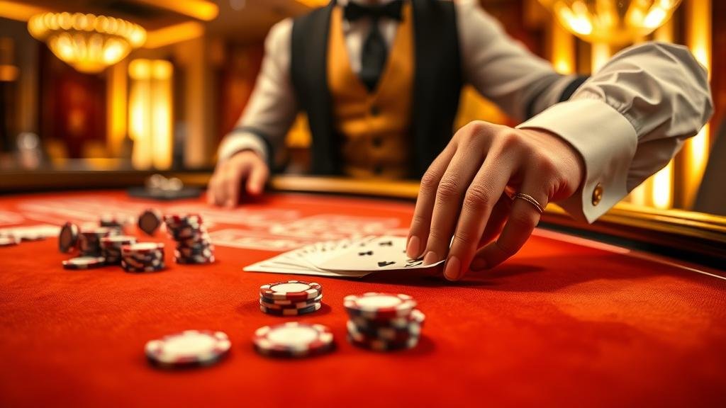 หน้าจอเกมบาคาร่าพร้อมอัตราจ่าย