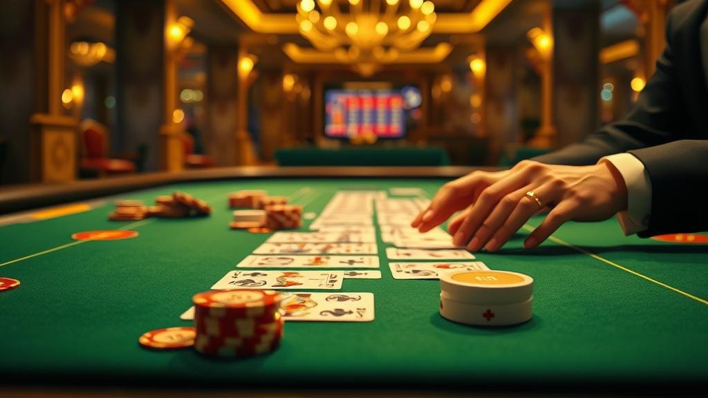 กราฟิกแสดงรูปแบบเค้าไพ่บาคาร่าต่างๆ