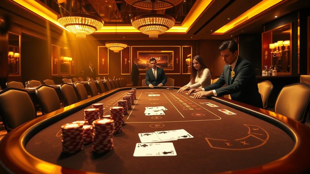 ห้องบาคาร่า EBet พร้อมดีลเลอร์สาวสวย