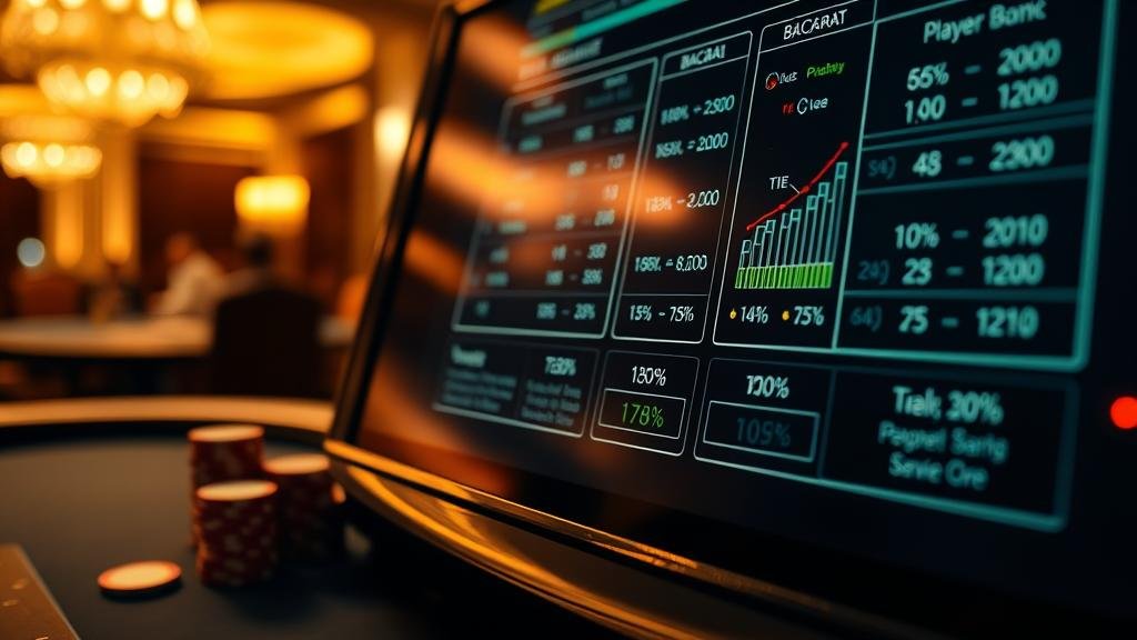 ภาพอินโฟกราฟิกแสดงเทคนิคการจัดการเงินและวางเดิมพันบาคาร่า