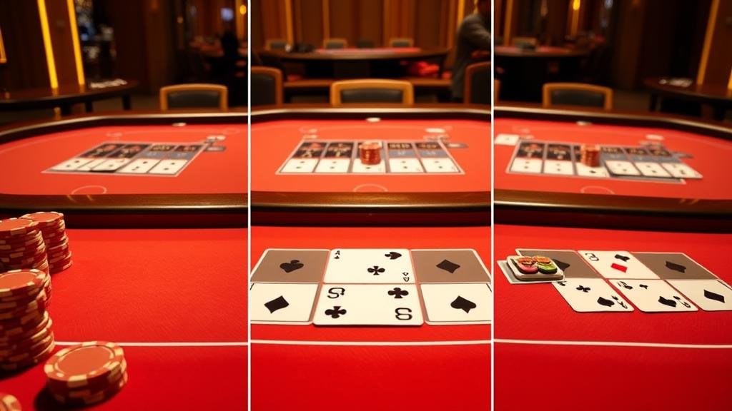 ตัวอย่างเค้าไพ่บาคาร่า: สองติด, มังกรมินิ, ปิงปองยาว