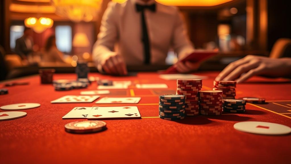 ตัวอย่างเค้าไพ่สามตัดและถนนเล็ก บาคาร่า