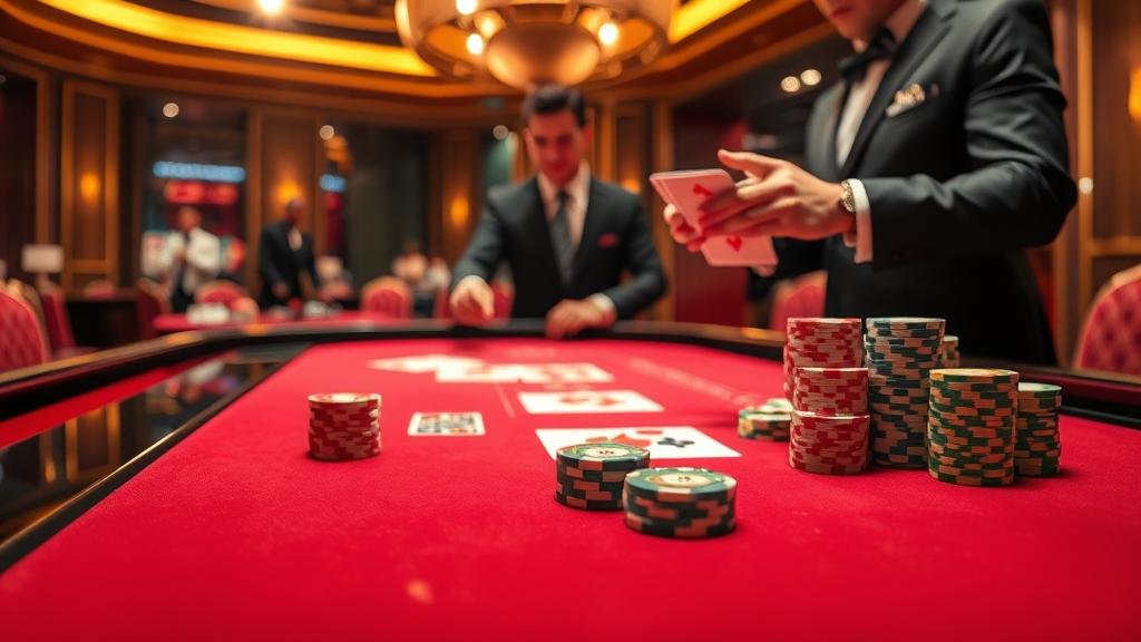 แผนภาพแสดงเค้าไพ่บาคาร่า