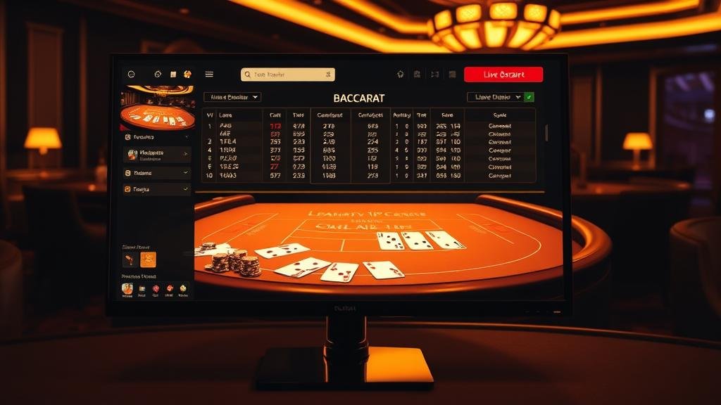 กราฟแสดงกลยุทธ์การเดินเงินบาคาร่า