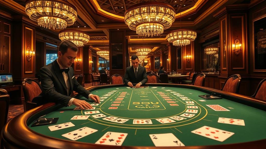 ดีลเลอร์สาวสวยในห้อง Sexy Baccarat