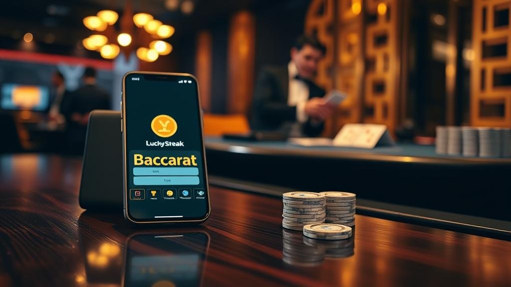 โต๊ะบาคาร่า LuckyStreak ที่จัดวางอย่างเป็นระเบียบ