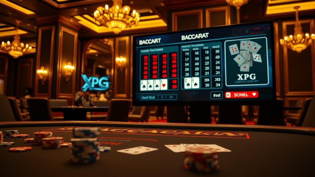 การแสดงอัตราจ่ายและสถิติในเกมบาคาร่า