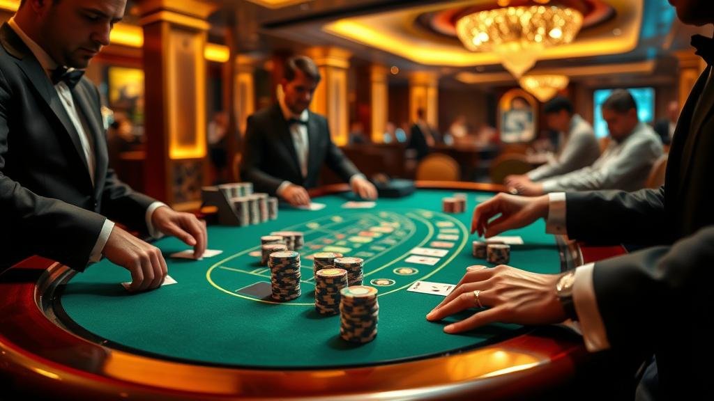 หน้าจอเกมบาคาร่าจาก Microgaming