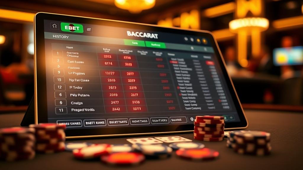 เจาะลึกสูตรเด็ดอ่านเค้าไพ่บาคาร่า EBET: วิเคราะห์ล่าสุดพร้อมเทคนิคทำกำไร