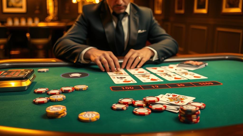 โต๊ะบาคาร่าพร้อมสถิติการเล่น