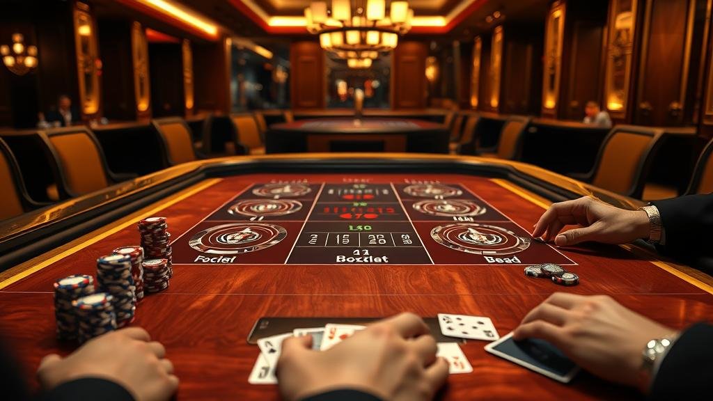 นักพนันมืออาชีพวางแผนการเดิมพันบาคาร่า