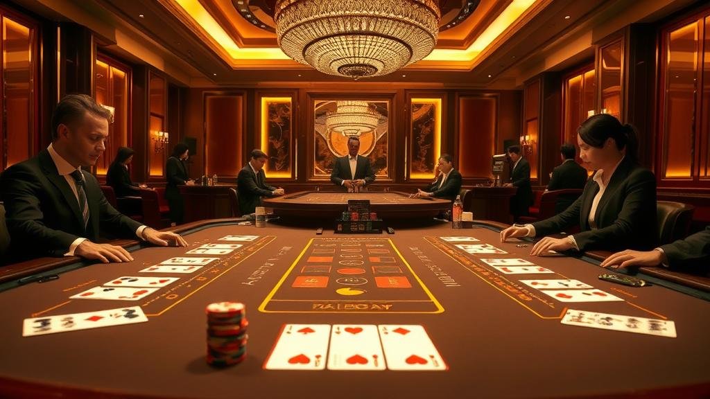 แผนภาพระบบเดินเงินออสการ์กรินด์สำหรับบาคาร่า