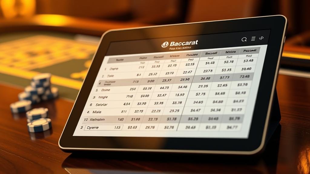 การวิเคราะห์สถิติบาคาร่าบนแล็ปท็อป