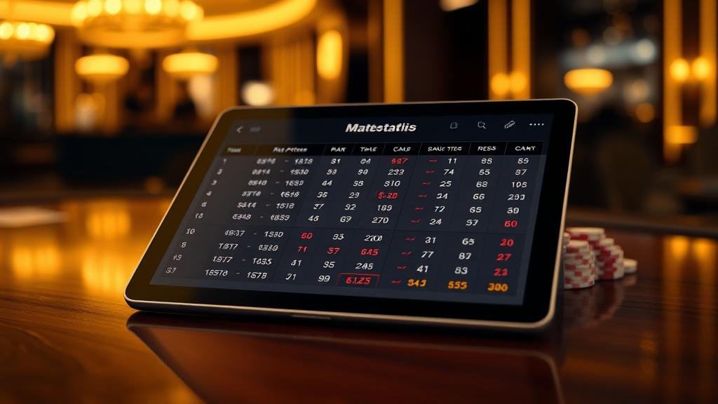 การวิเคราะห์บาคาร่าขั้นสูงบนแท็บเล็ต