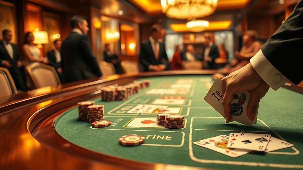 ภาพประกอบกลยุทธ์เดินเงินแบบบันไดเงินในบาคาร่าสปีด