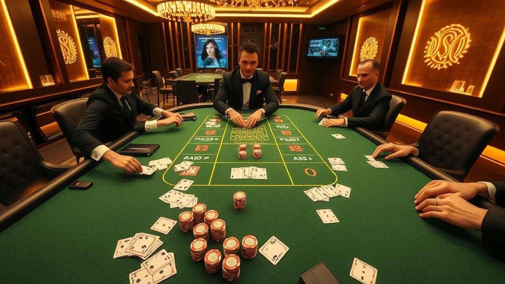 การวิเคราะห์เค้าไพ่บาคาร่าบนแท็บเล็ต