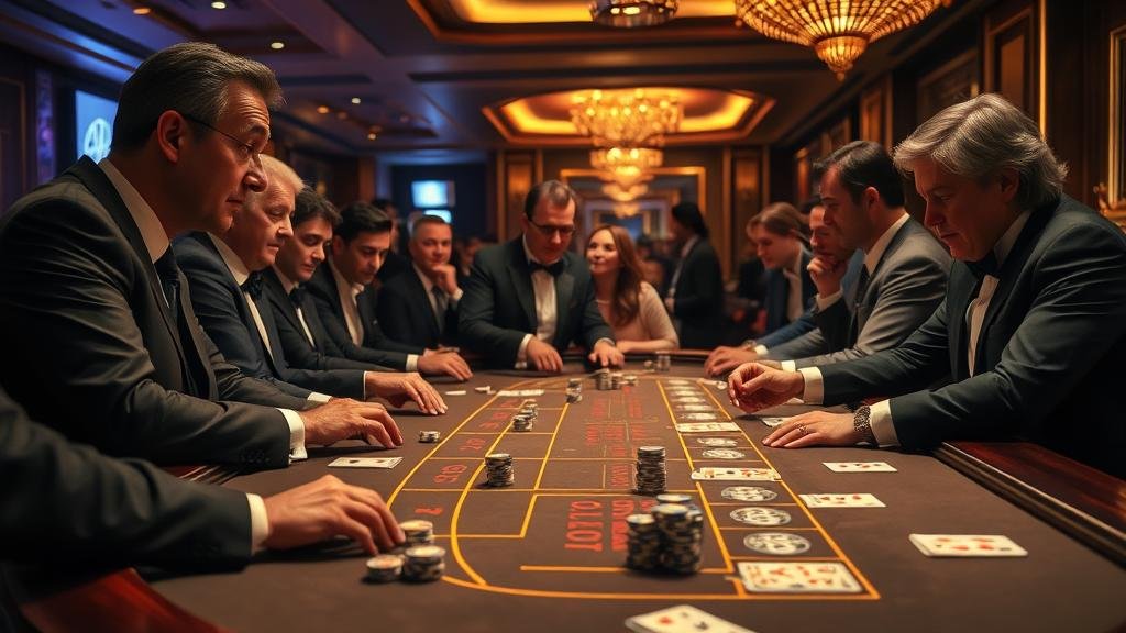 ภาพประกอบเทคนิคเดินเงินบาคาร่าแบบบันไดเงิน