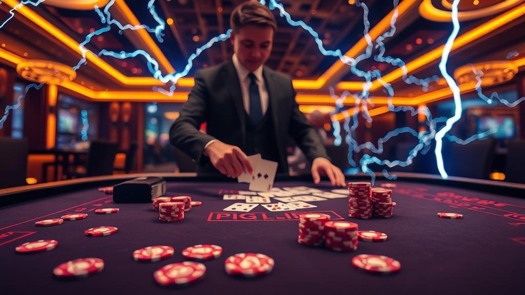 สถิติและเค้าไพ่บาคาร่าบนหน้าจอ