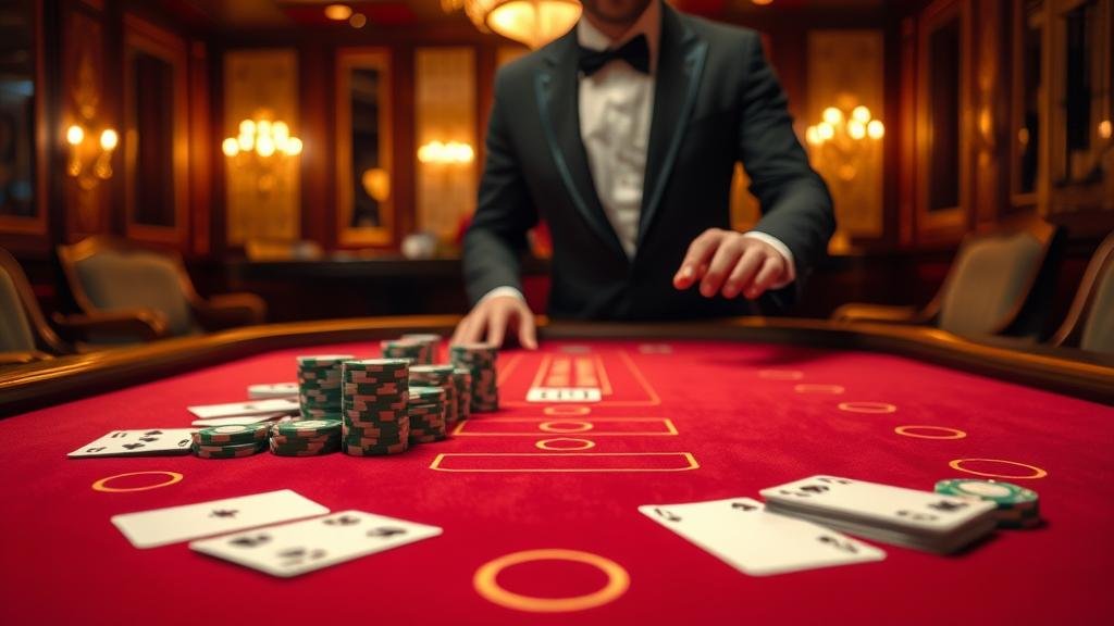 นักเดิมพันกำลังวิเคราะห์กลยุทธ์บาคาร่า