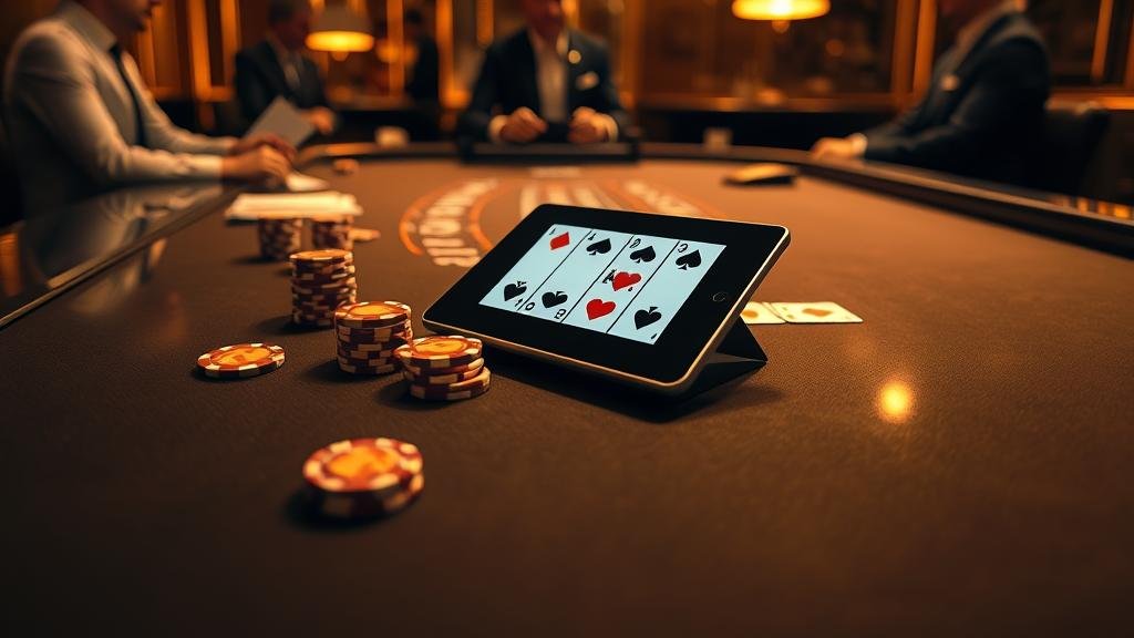 การวิเคราะห์เค้าไพ่บาคาร่าบนแท็บเล็ต