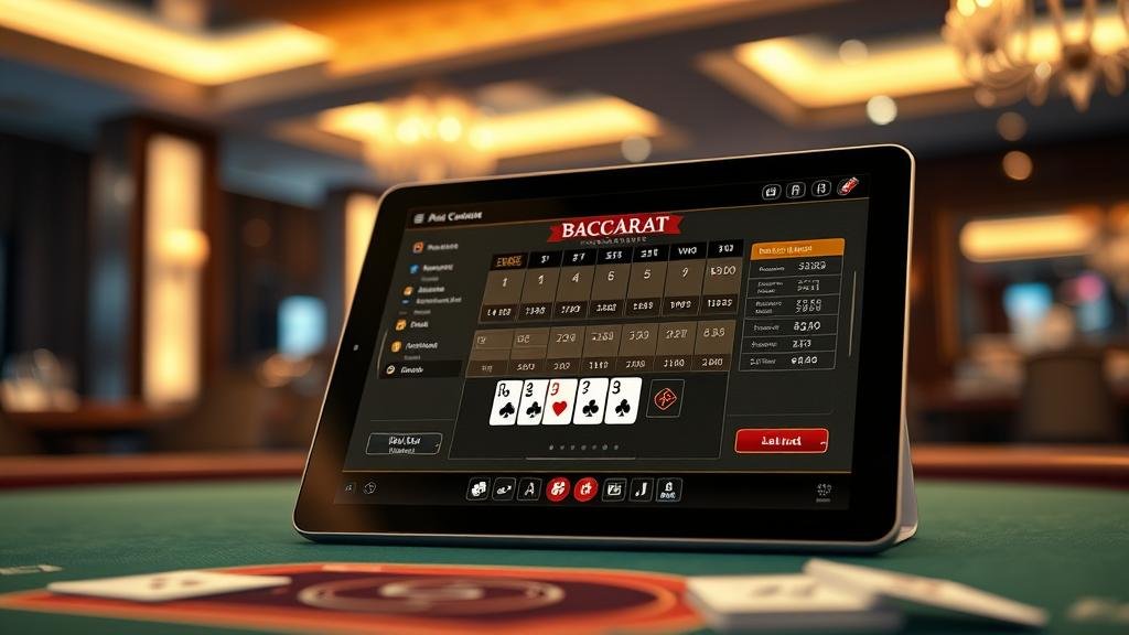 การวิเคราะห์สถิติบาคาร่าบน iOS