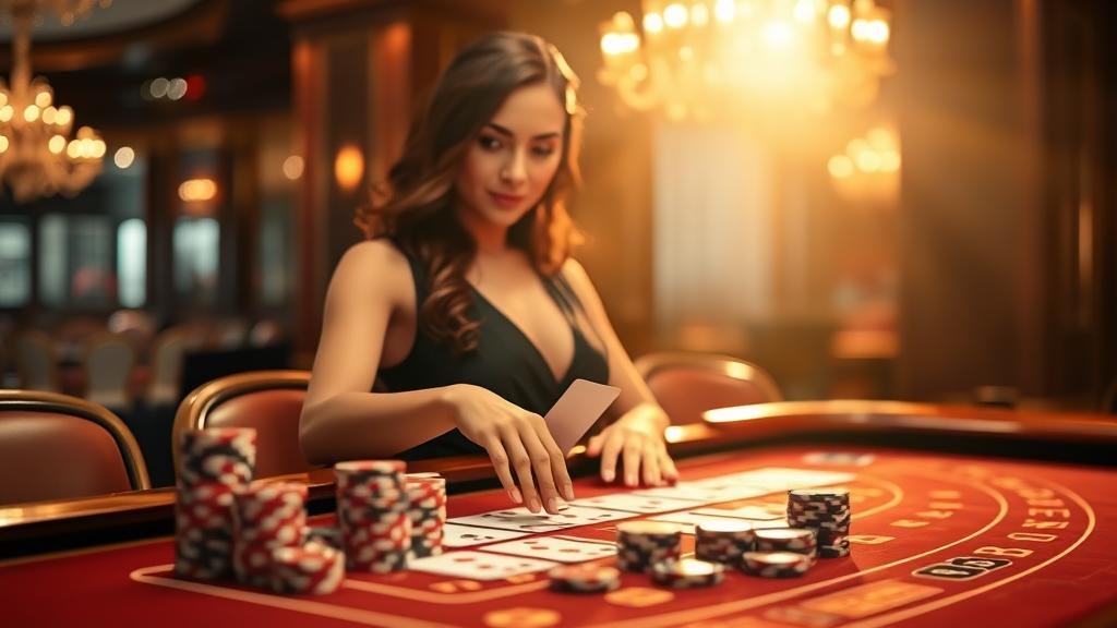 หน้าจอแท็บเล็ตแสดงสถิติและเค้าไพ่บาคาร่า