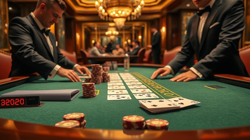 ตัวอย่างเค้าไพ่และกราฟสถิติบาคาร่า