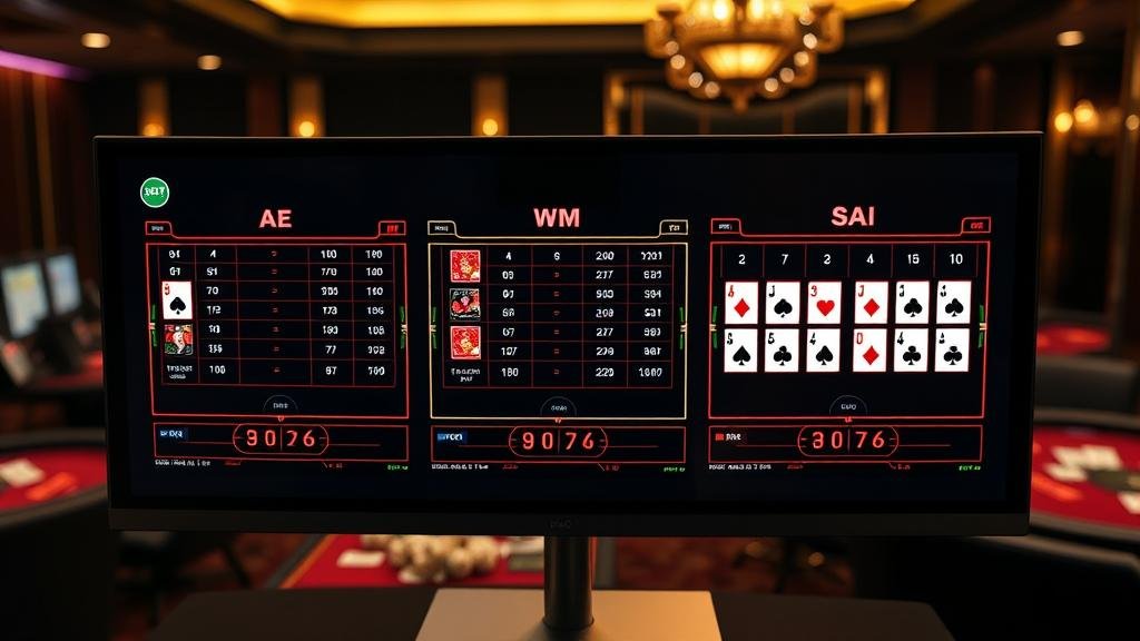 บาคาร่าไลฟ์สปีด: สูตรเด็ดเลือกห้อง AE, WM, SA พร้อมวิธีเดินเงิน Oscar Grind ฉ...