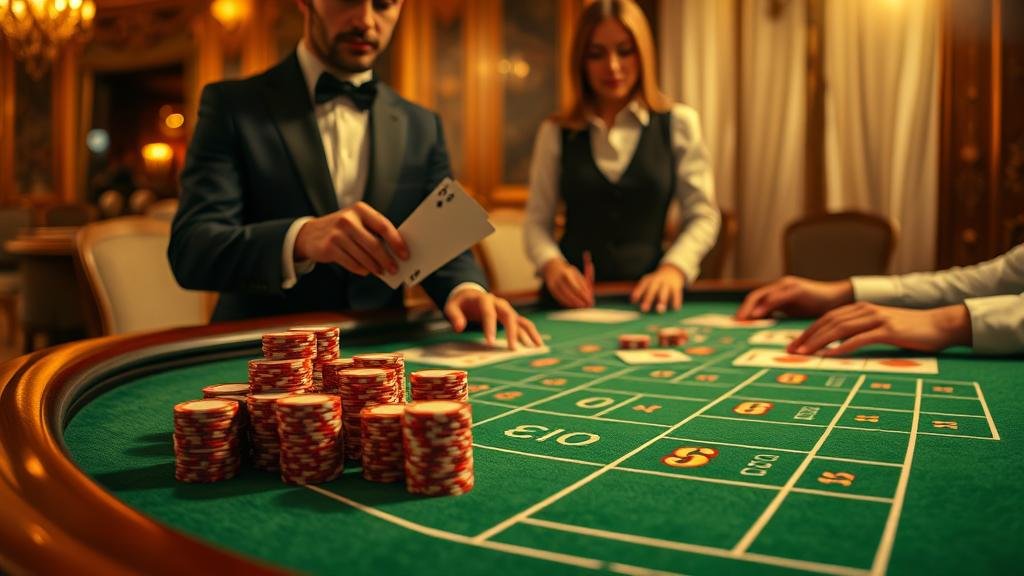 ตัวอย่างเค้าไพ่บาคาร่า มังกร และ ปิงปอง