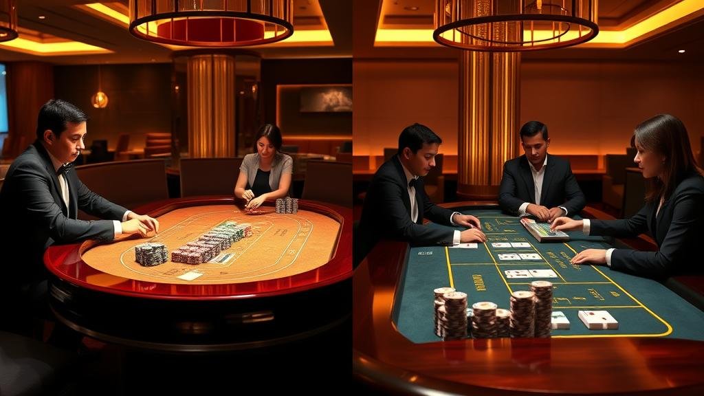 เปรียบเทียบบาคาร่า DreamGaming และ Vivo Gaming