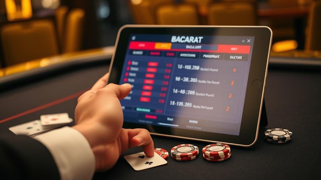 การบันทึกผลการเล่นบาคาร่า