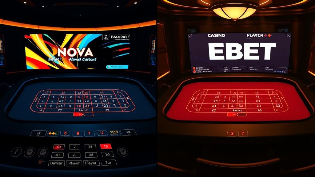 บาคาร่าสากล: วิเคราะห์อัตราจ่าย Nova และ EBET พร้อมเคล็ดลับทำกำไร 5G ฉบับเร่ง...