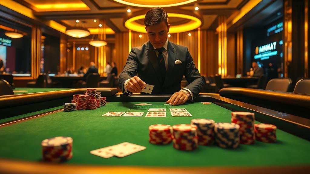 ตัวอย่างเค้าไพ่บาคาร่าแบบมังกรและซิกแซก