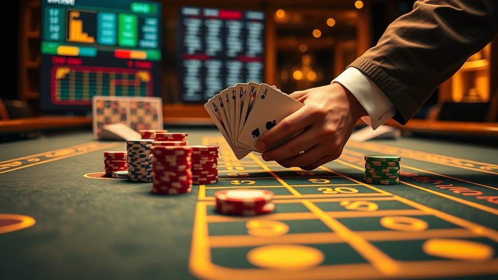 กราฟิกแสดงรูปแบบไพ่บาคาร่า ปิงปอง และซิกแซก