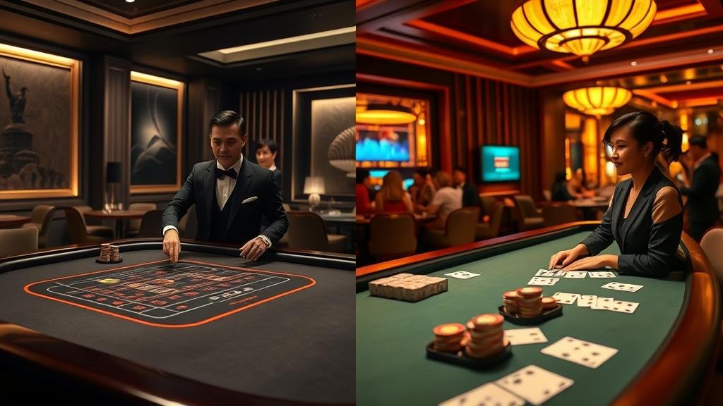 หน้าจอแสดงเปอร์เซ็นต์ผู้แทงบาคาร่า