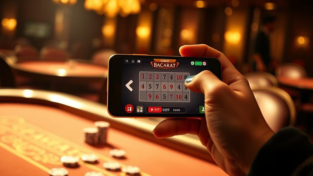 การวิเคราะห์สถิติบาคาร่าบนแท็บเล็ต