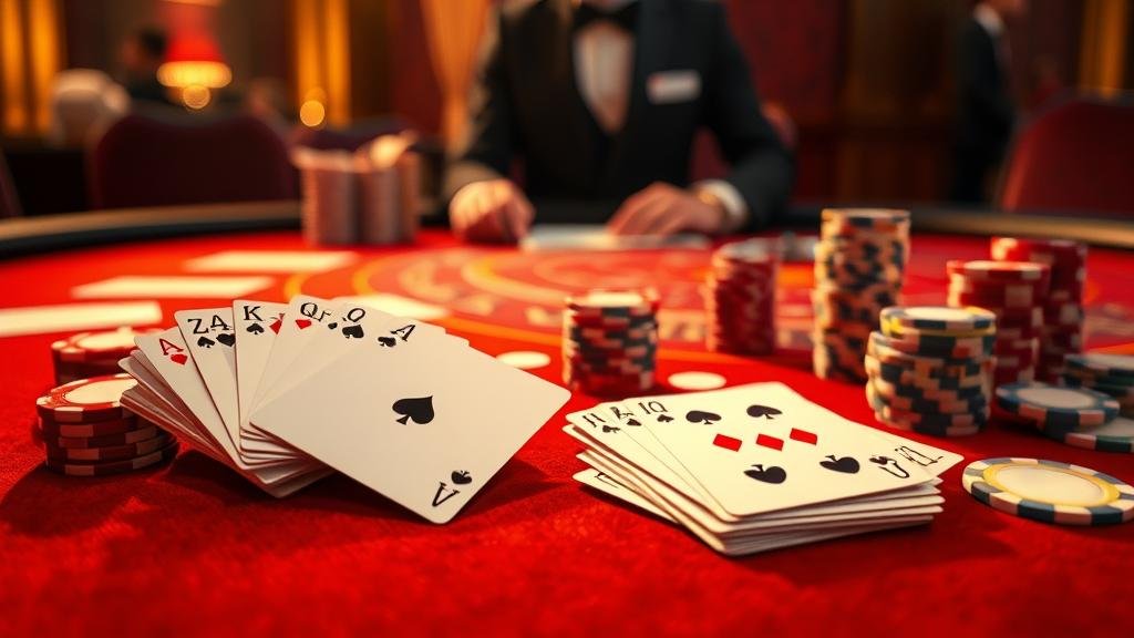 หน้าจอเกมบาคาร่าบนมือถือพร้อมสถิติ