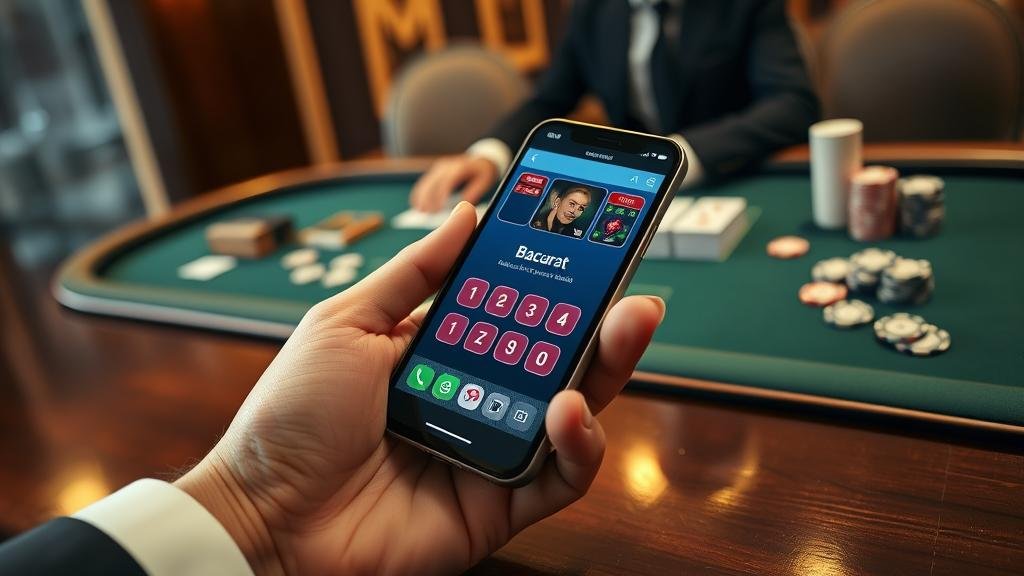 บาคาร่าสด: พิมพ์เขียวเลือกห้องด้วย iPhone ฉบับจับจังหวะทำกำไรบนมือถือ
